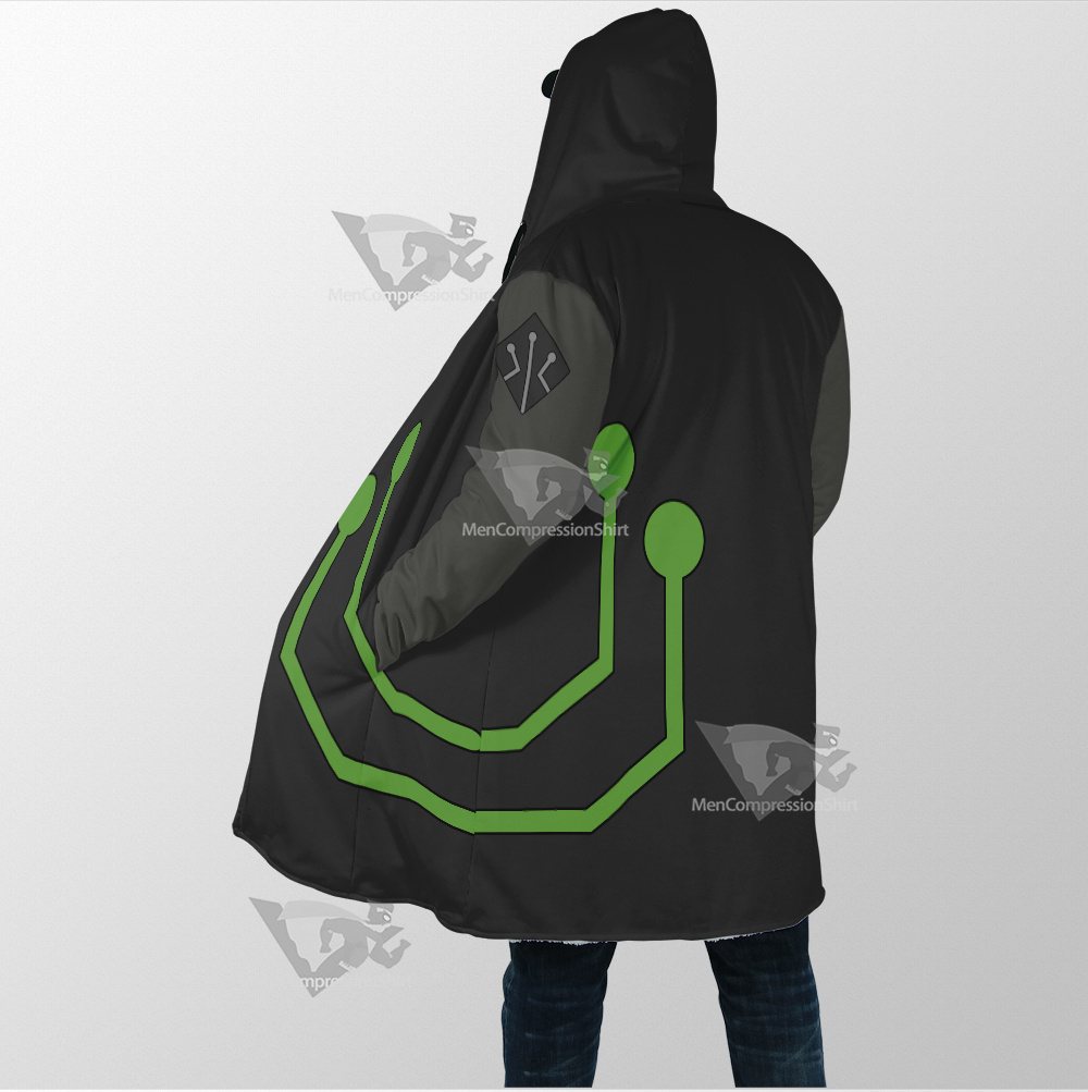 Stretch Armstrong Circuit Stream Green Cosplay Dream Cloak