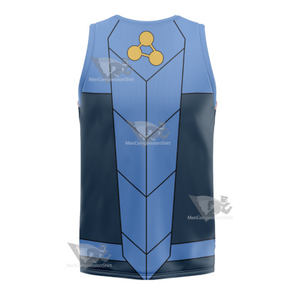 Stretch Armstrong Jake Blue Cosplay Basketball Jersey
