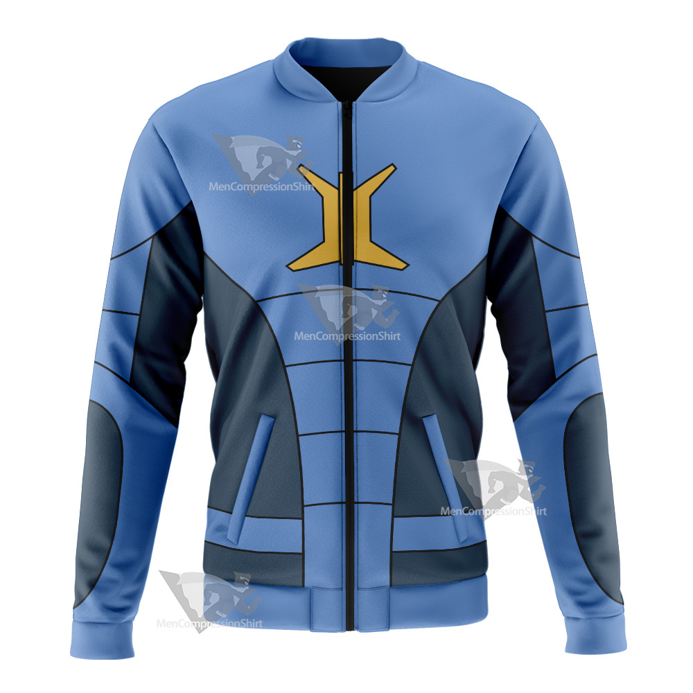Stretch Armstrong Jake Blue Cosplay Bomber Jacket