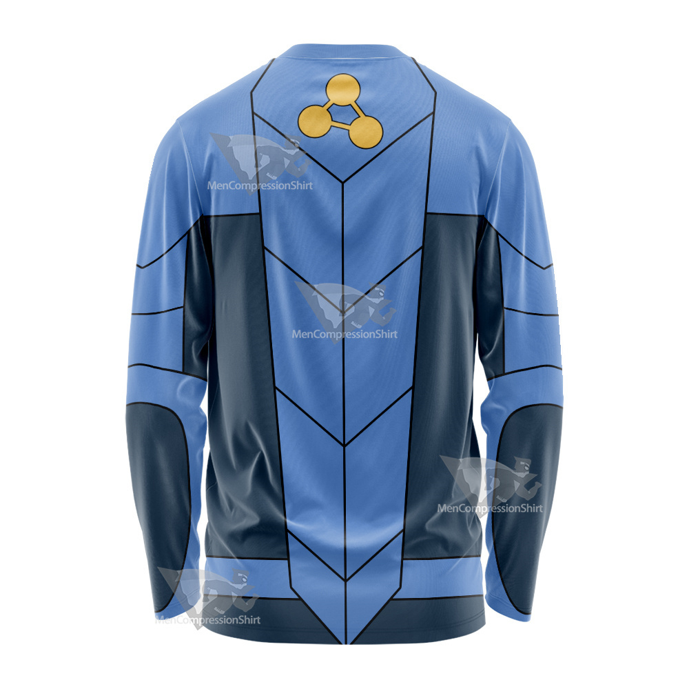 Stretch Armstrong Jake Blue Cosplay Long Sleeve Shirt