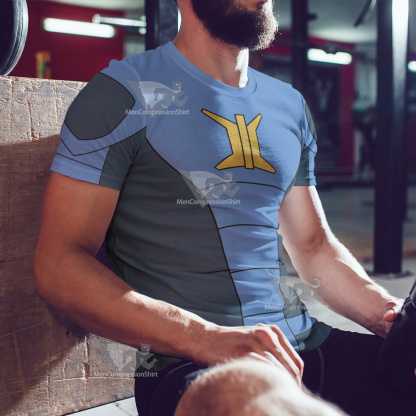 Stretch Armstrong Jake Blue Cosplay T-Shirt