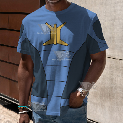 Stretch Armstrong Jake Blue Cosplay T-Shirt