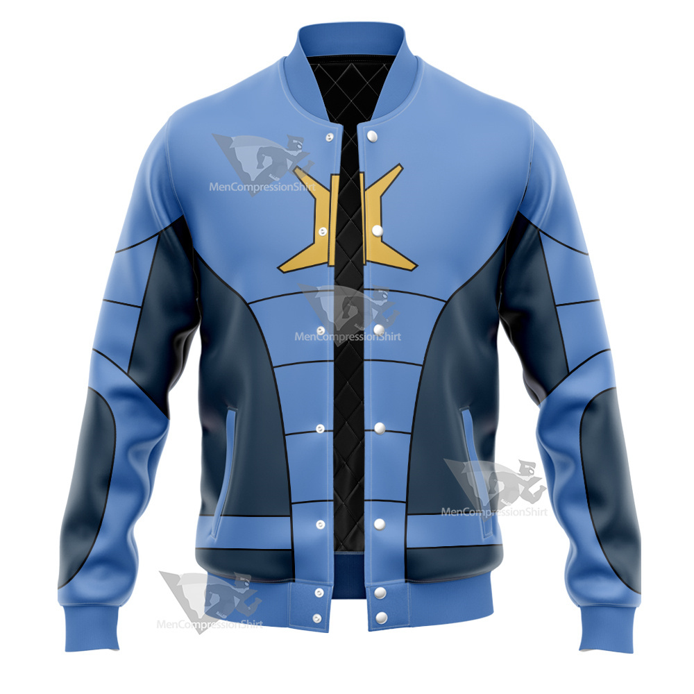 Stretch Armstrong Jake Blue Cosplay Varsity Jacket