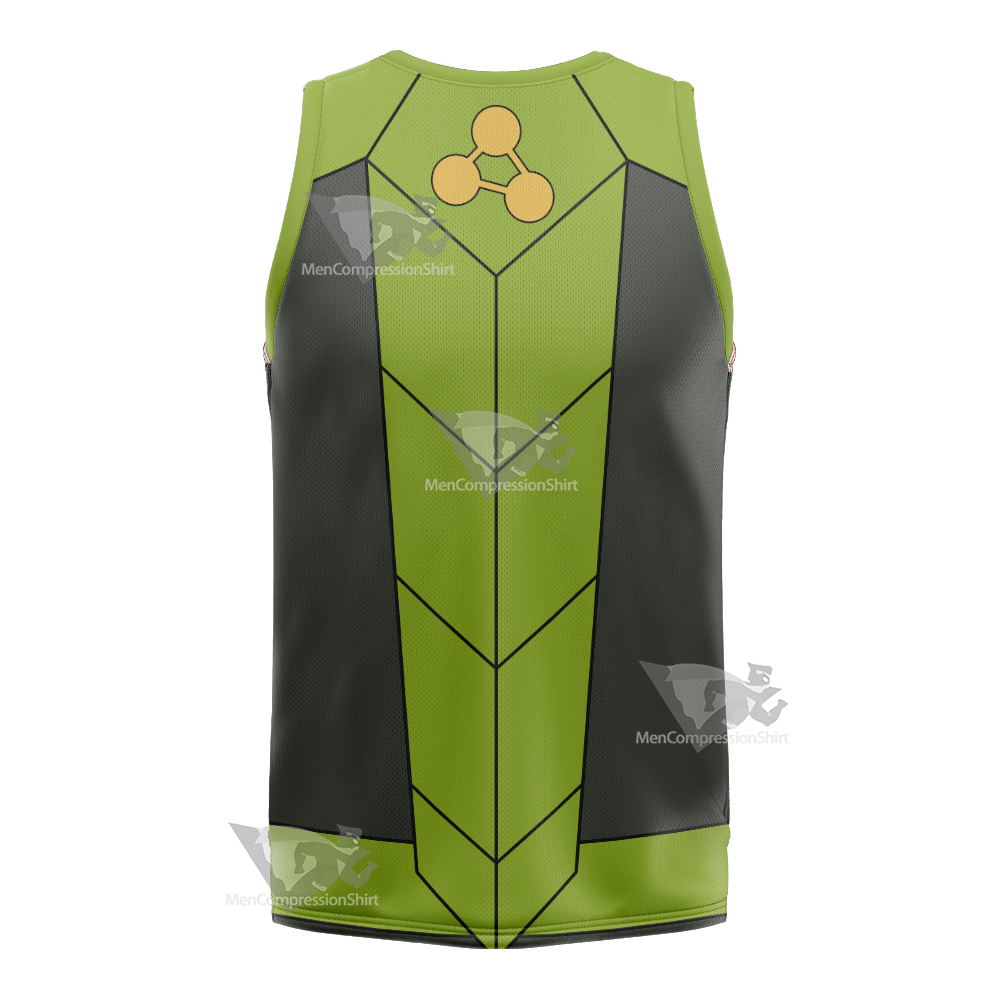 Stretch Armstrong Nathan Park Green Cosplay Basketball Jersey