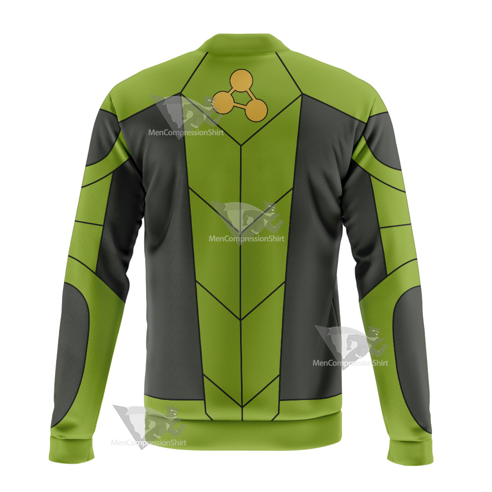 Stretch Armstrong Nathan Park Green Cosplay Bomber Jacket