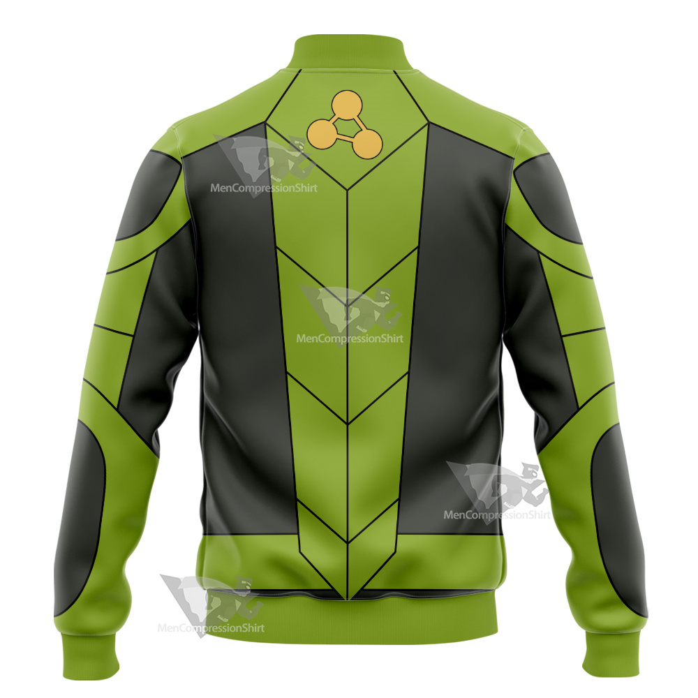 Stretch Armstrong Nathan Park Green Cosplay Varsity Jacket
