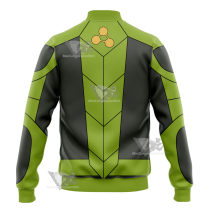 Stretch Armstrong Nathan Park Green Cosplay Varsity Jacket