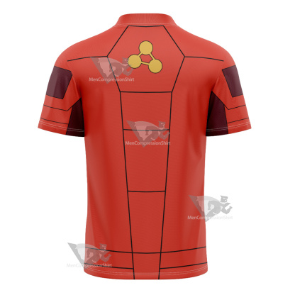 Stretch Armstrong Ricardo Perez Red Cosplay Football Jersey
