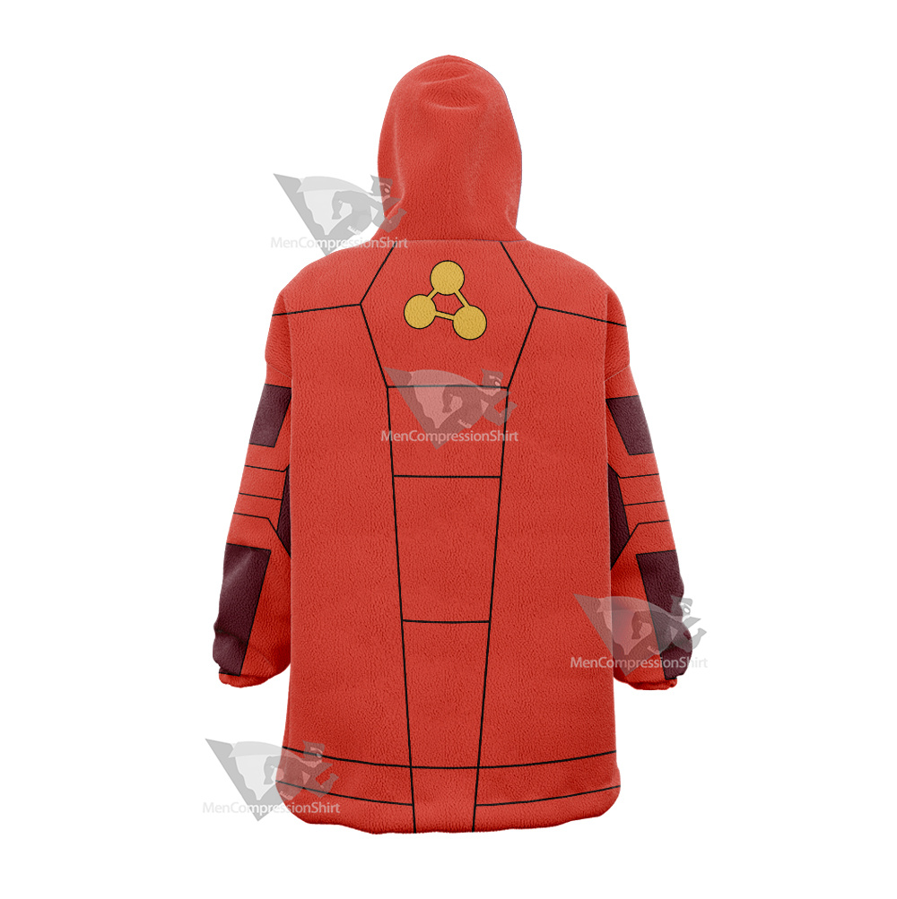 Stretch Armstrong Ricardo Perez Red Cosplay Oversized Blanket Hoodie