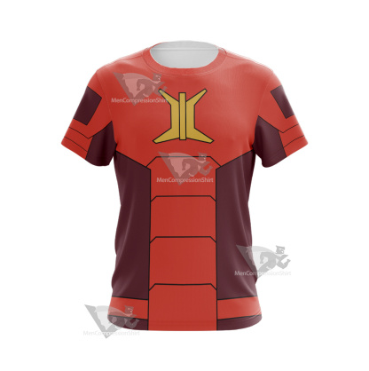 Stretch Armstrong Ricardo Perez Red Cosplay T-Shirt