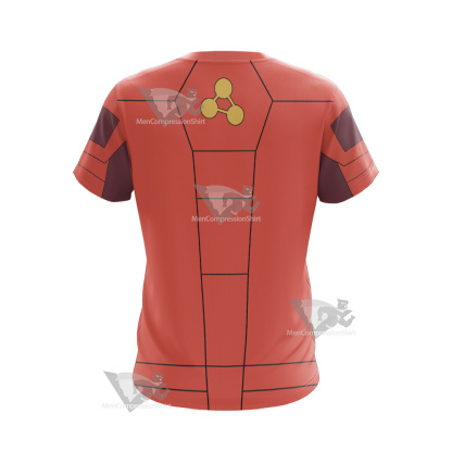 Stretch Armstrong Ricardo Perez Red Cosplay T-Shirt