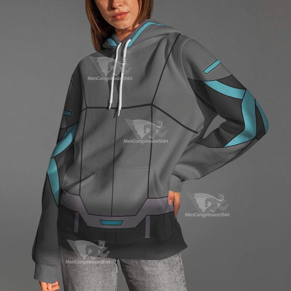 Stretch Armstrong Riya Dashti Grey Cosplay Hoodie