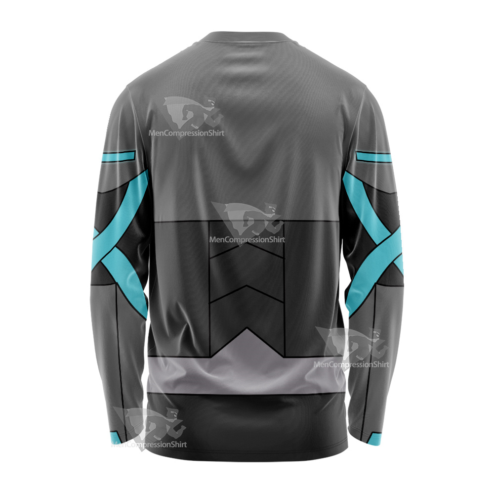 Stretch Armstrong Riya Dashti Grey Cosplay Long Sleeve Shirt