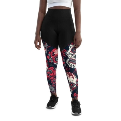 Sugar Skull Women Compression Legging