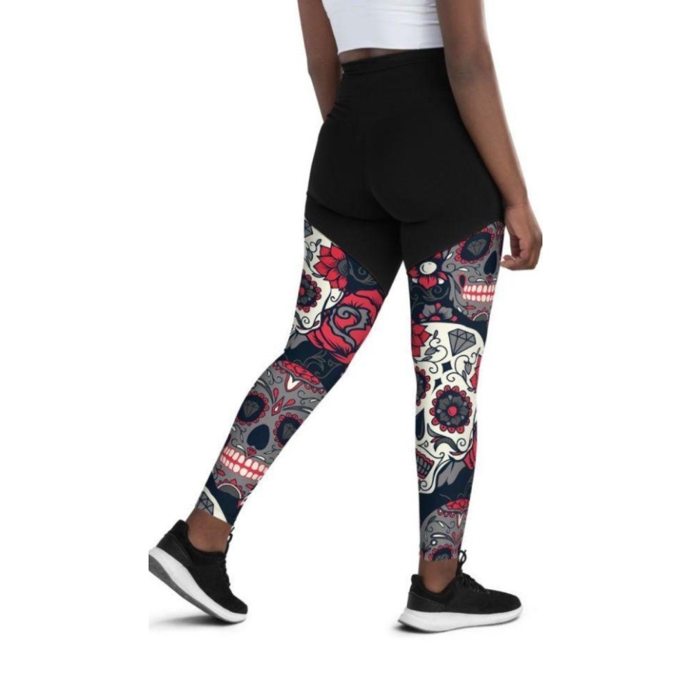 Sugar Skull Women Compression Legging
