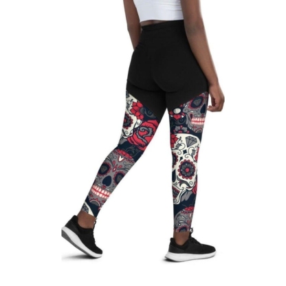 Sugar Skull Women Compression Legging