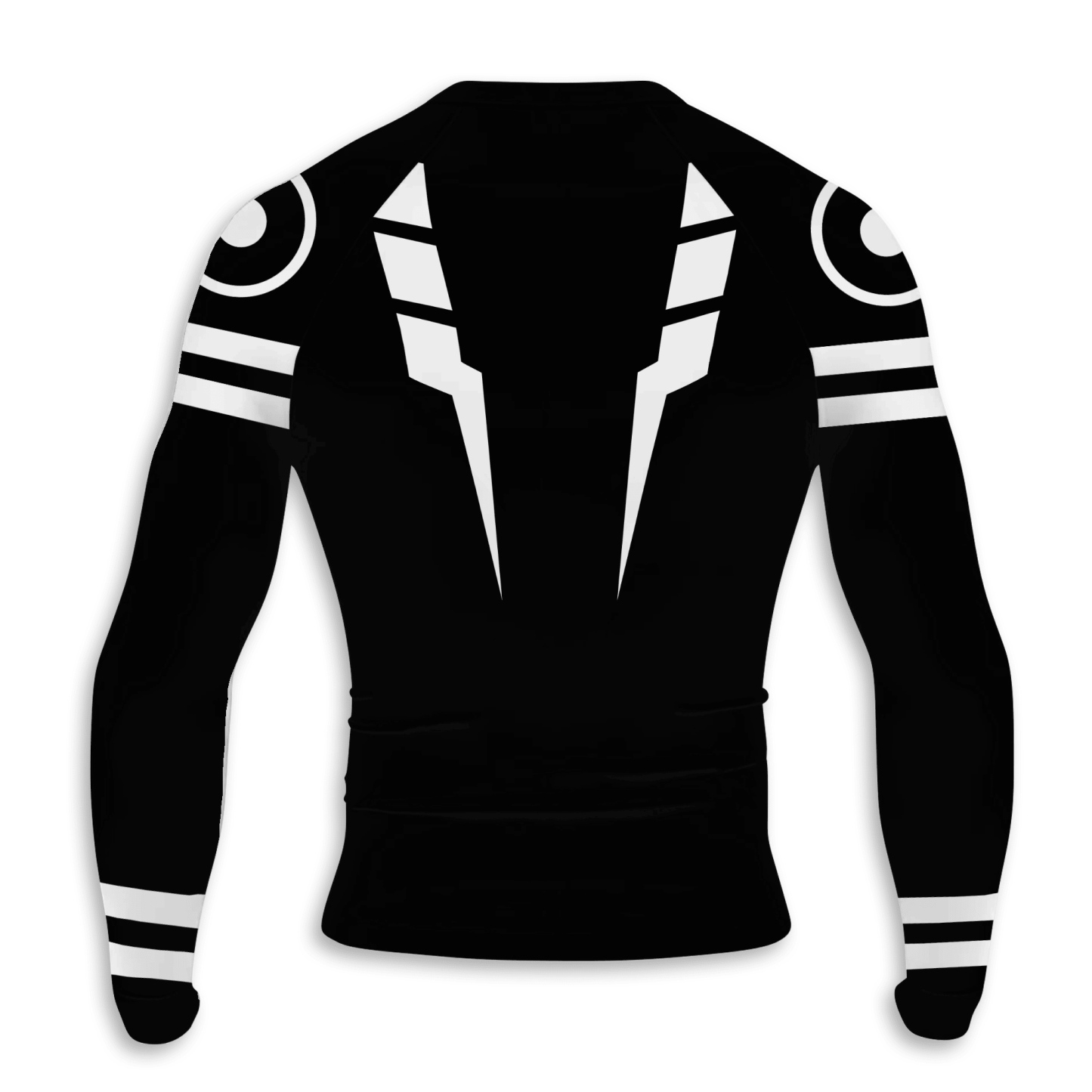Sukuna Anime Compression Shirts Black Long Sleeve