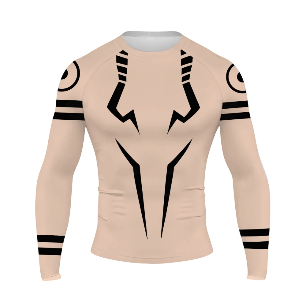 Sukuna Men Long Sleeve Compression Shirt