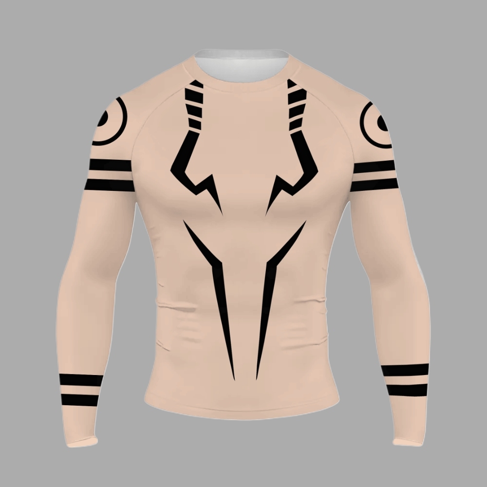 Sukuna Men Long Sleeve Compression Shirt
