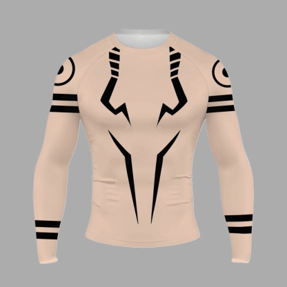 Sukuna Men Long Sleeve Compression Shirt