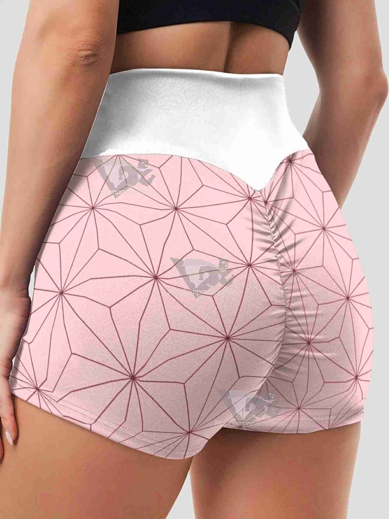 Summer Nezuko Women Compression Active Wear Set