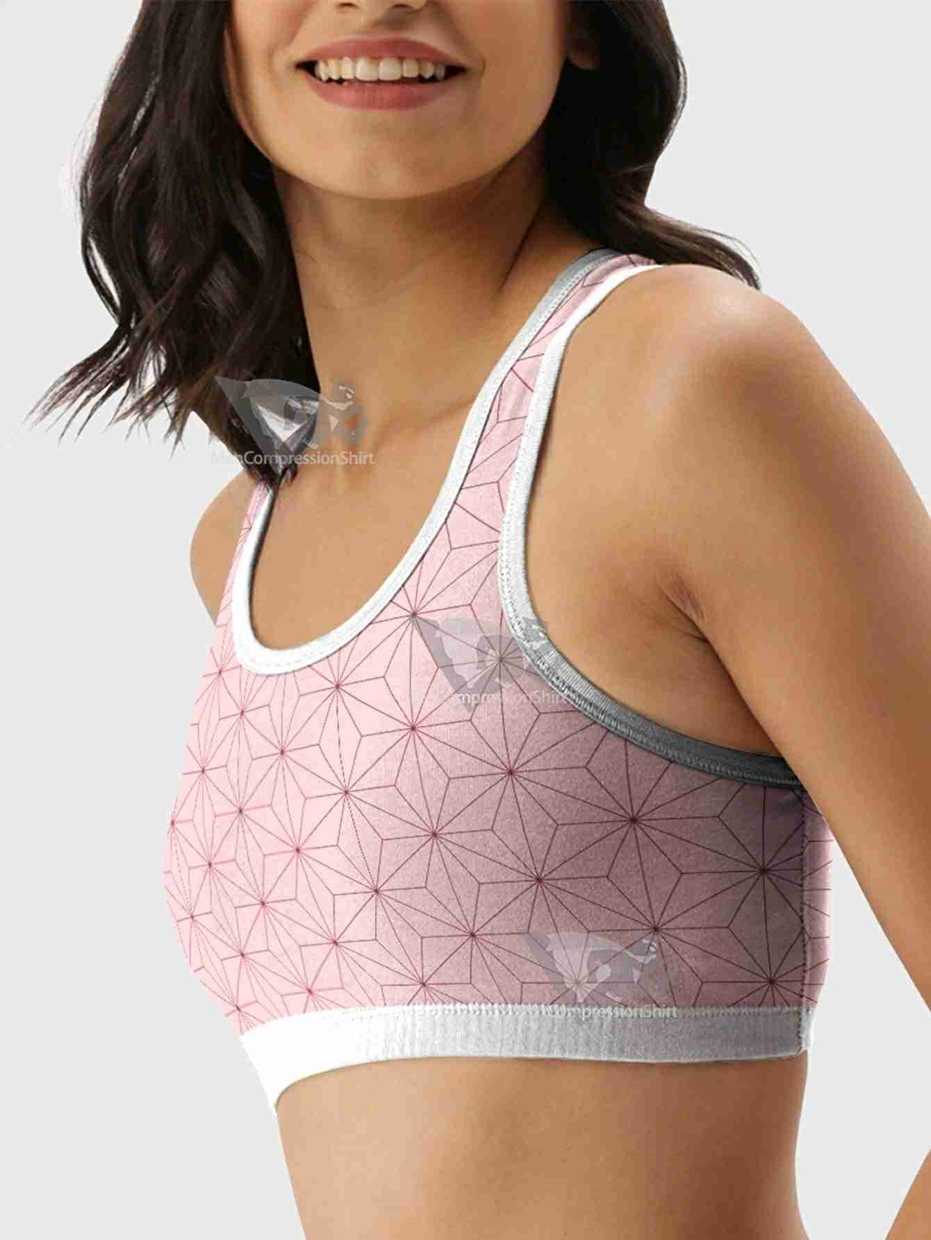 Summer Nezuko Women Compression Active Wear Set