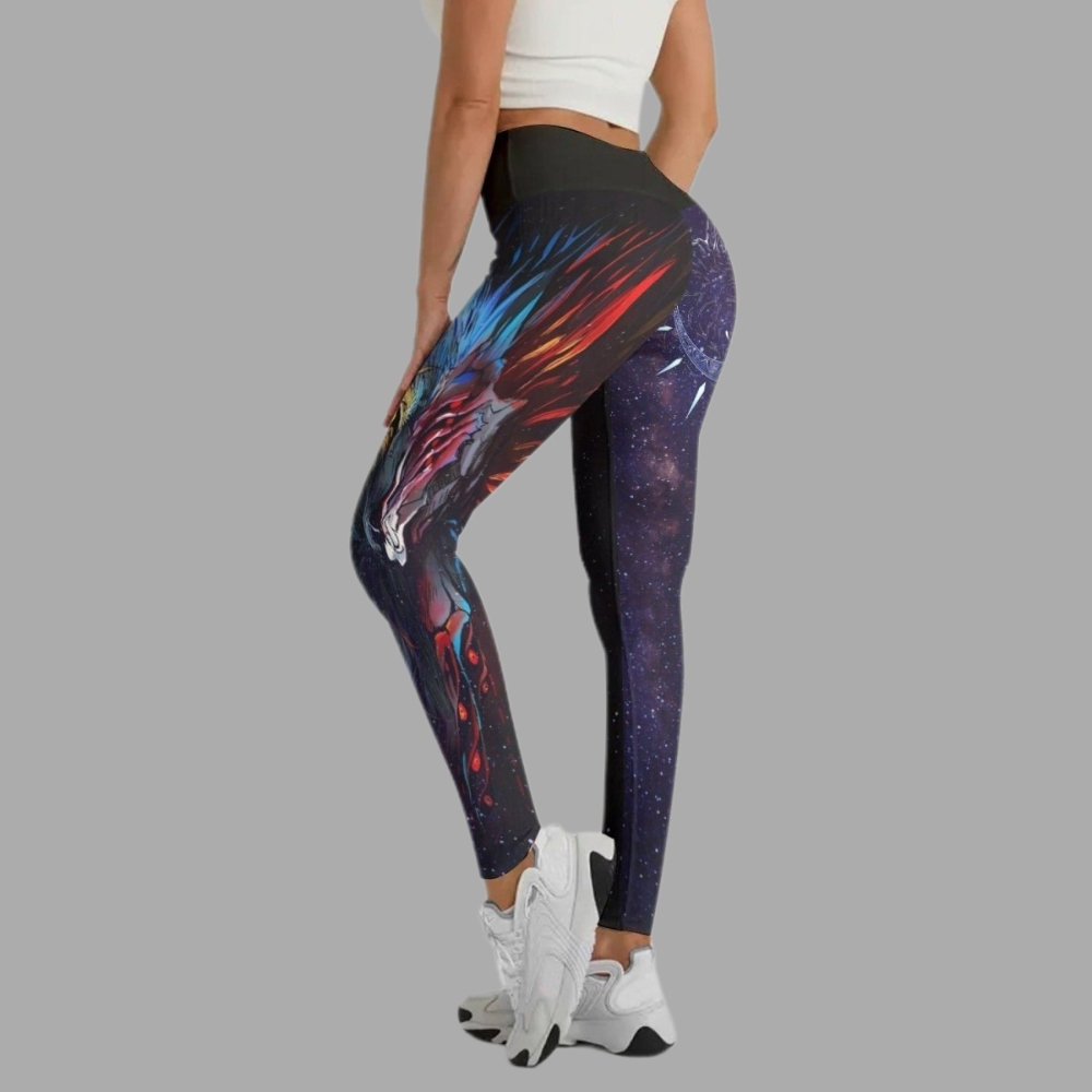 Sun And Moon Wolf Entities Women Compression Legging
