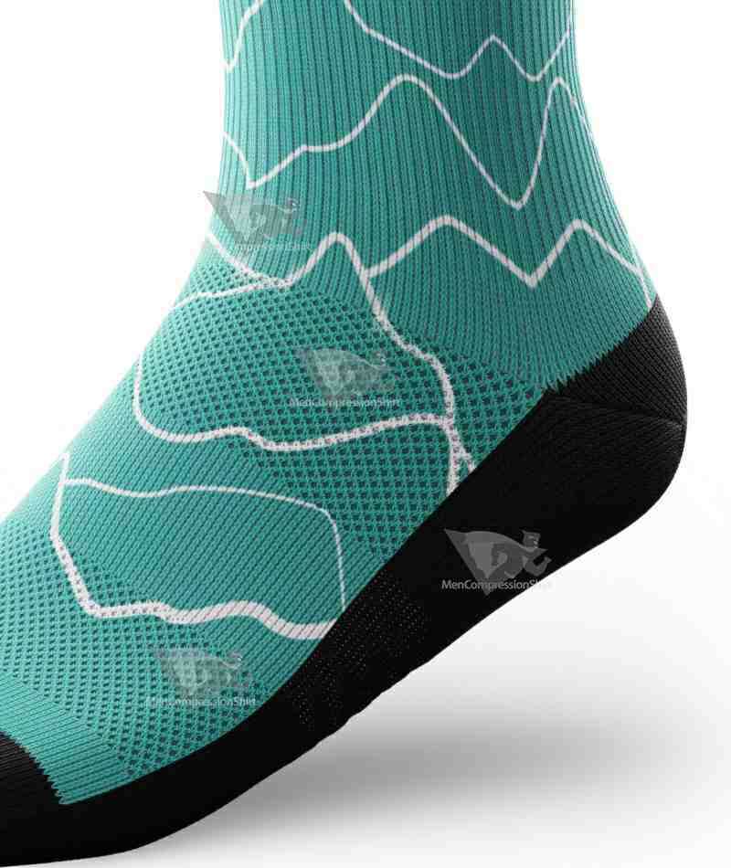 Sun Moon Knee High Compression Socks