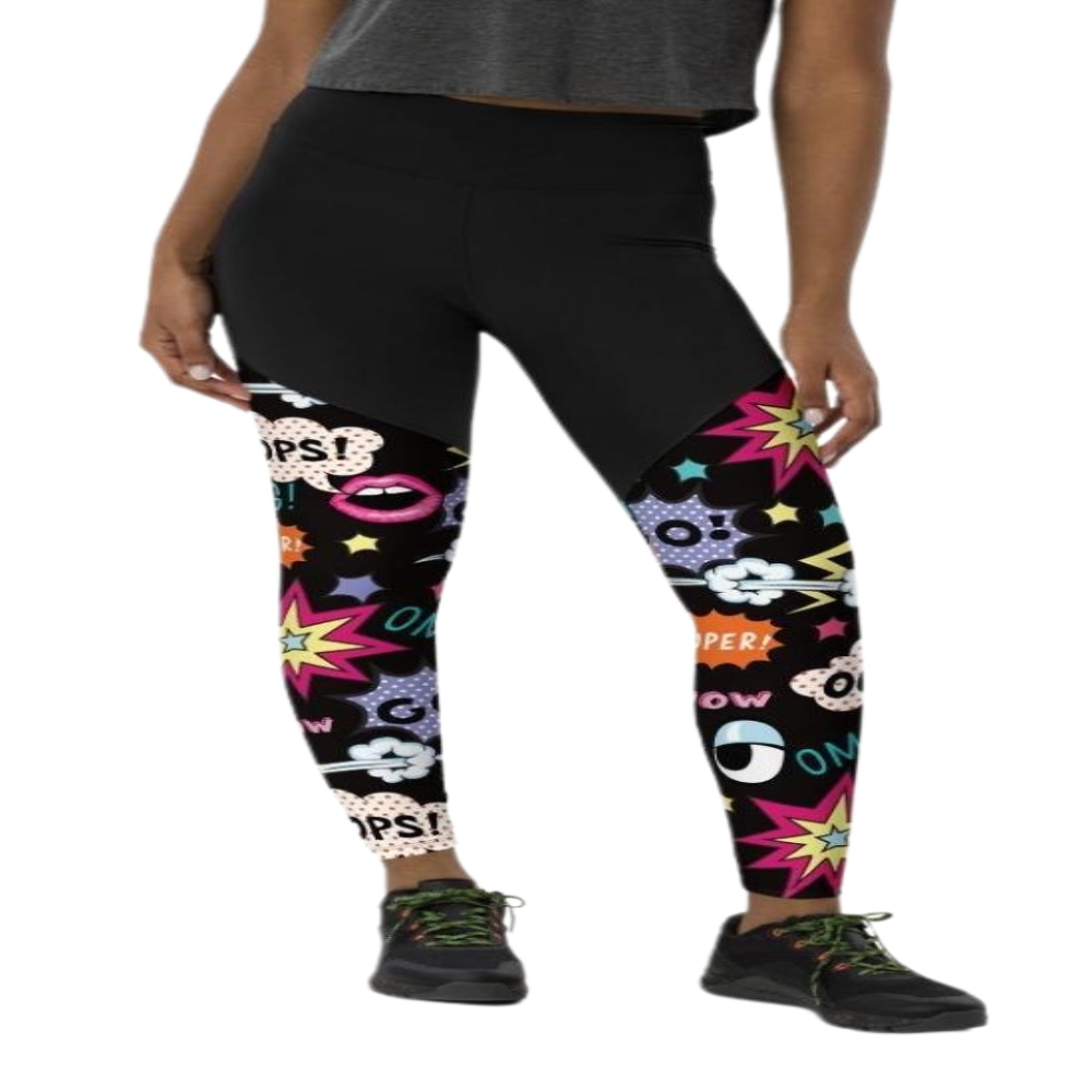 Super Cool Pop Art Women Compression Legging