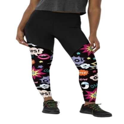 Super Cool Pop Art Women Compression Legging