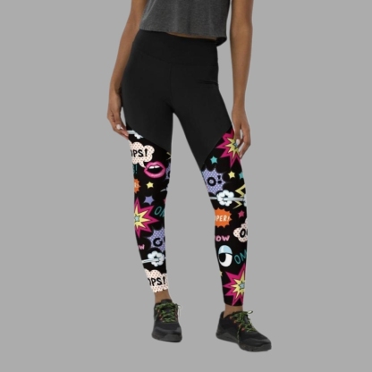 Super Cool Pop Art Women Compression Legging