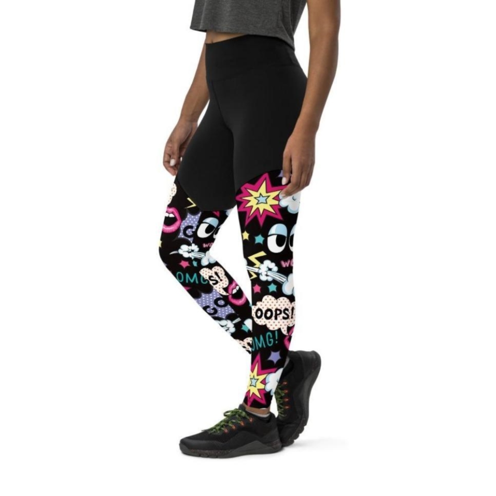 Super Cool Pop Art Women Compression Legging