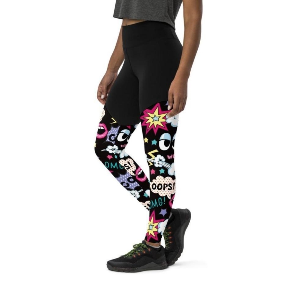 Super Cool Pop Art Women Compression Legging