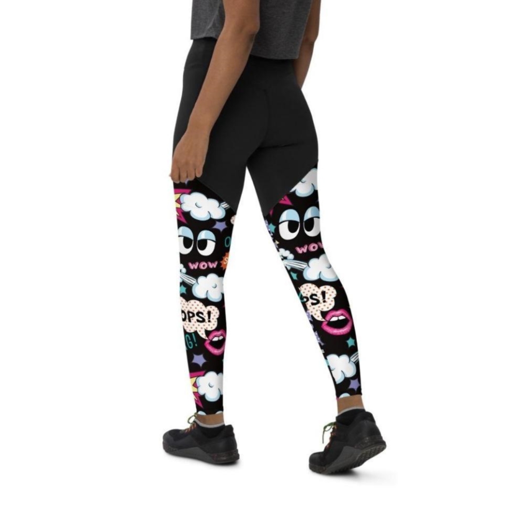 Super Cool Pop Art Women Compression Legging