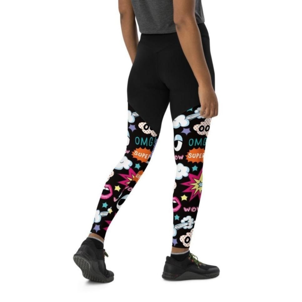 Super Cool Pop Art Women Compression Legging