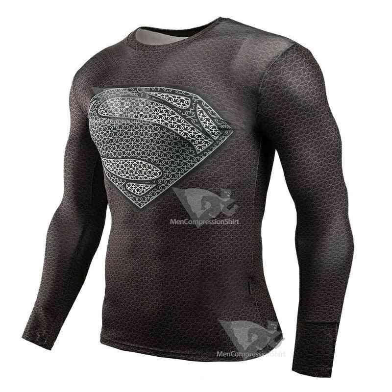 Super Hero Kent Compression Shirt For Men
