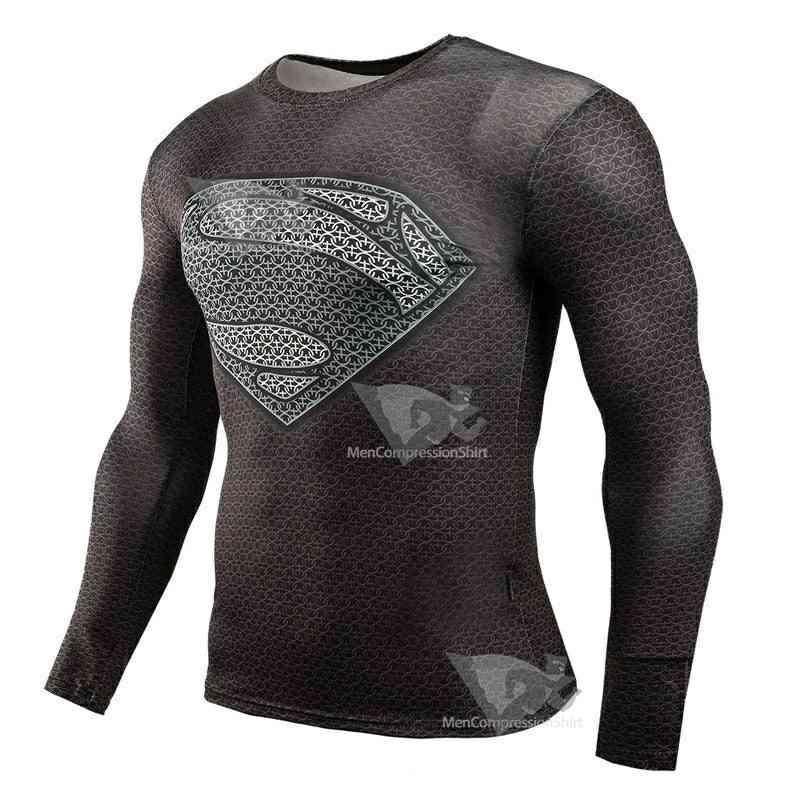 Super Hero Kent Compression Shirt For Men