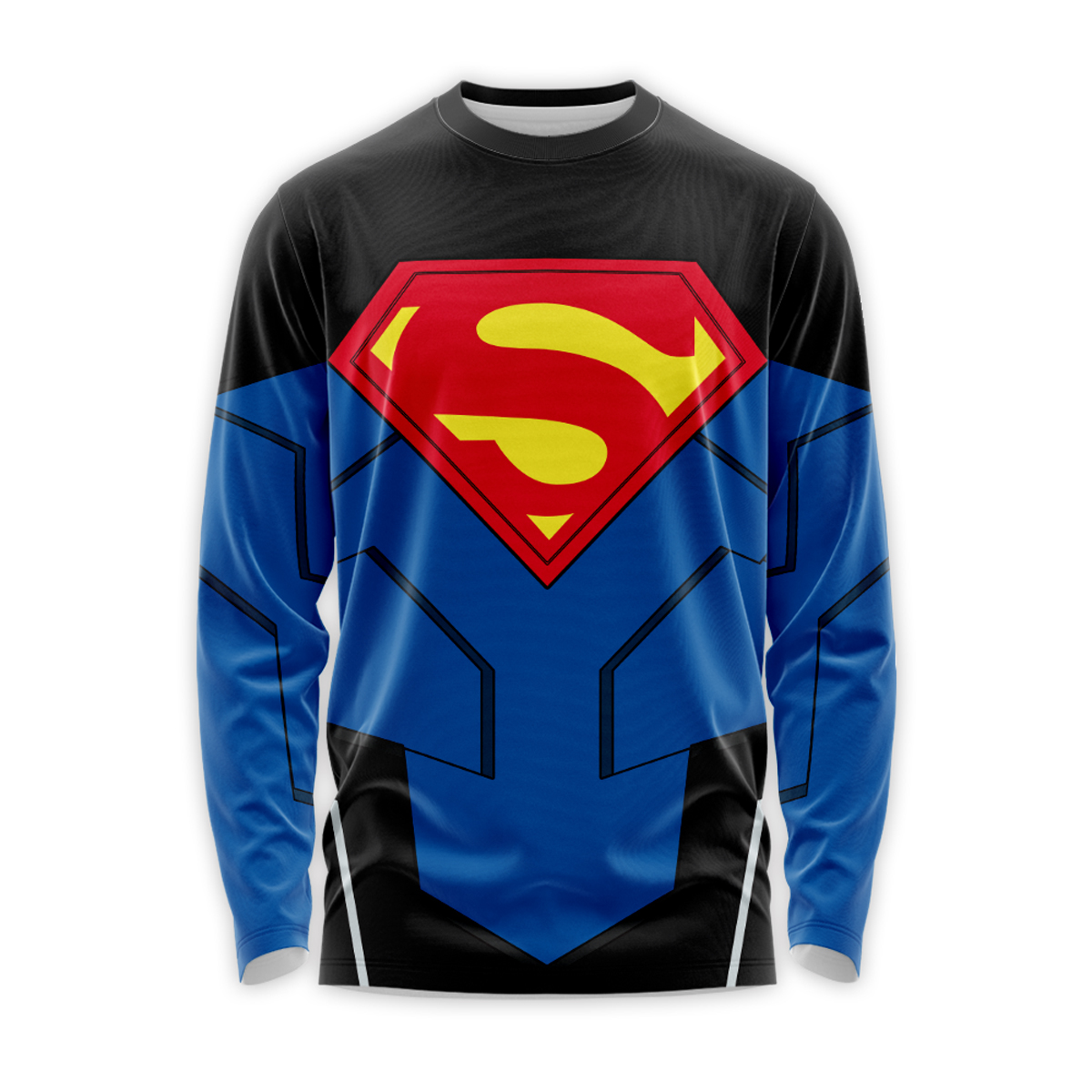 Superboy Conner Kent Battle Suit Long Sleeve Shirt