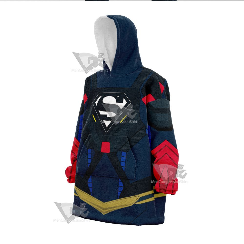 Supergirl Season 5 Kara Zor El Cosplay Snug Oversized Blanket Hoodie