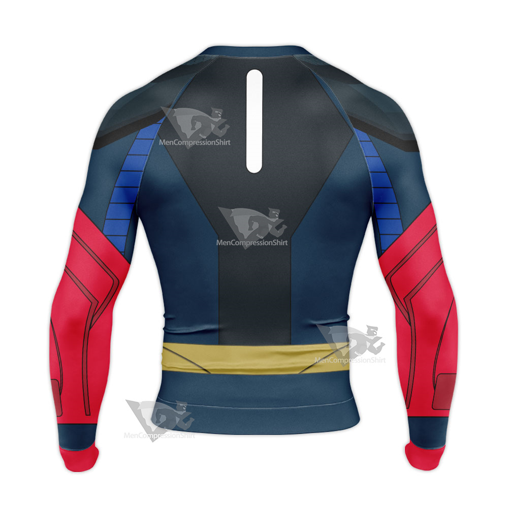 Supergirl Season 5 Kara Zor El Long Sleeve Compression Shirt