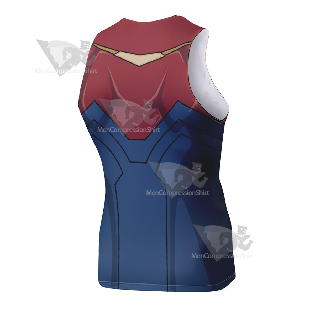 Superhero Alphatron Red Sleeveless Compression Shirt