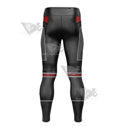 Superhero Ant Man Black Mens Compression Legging