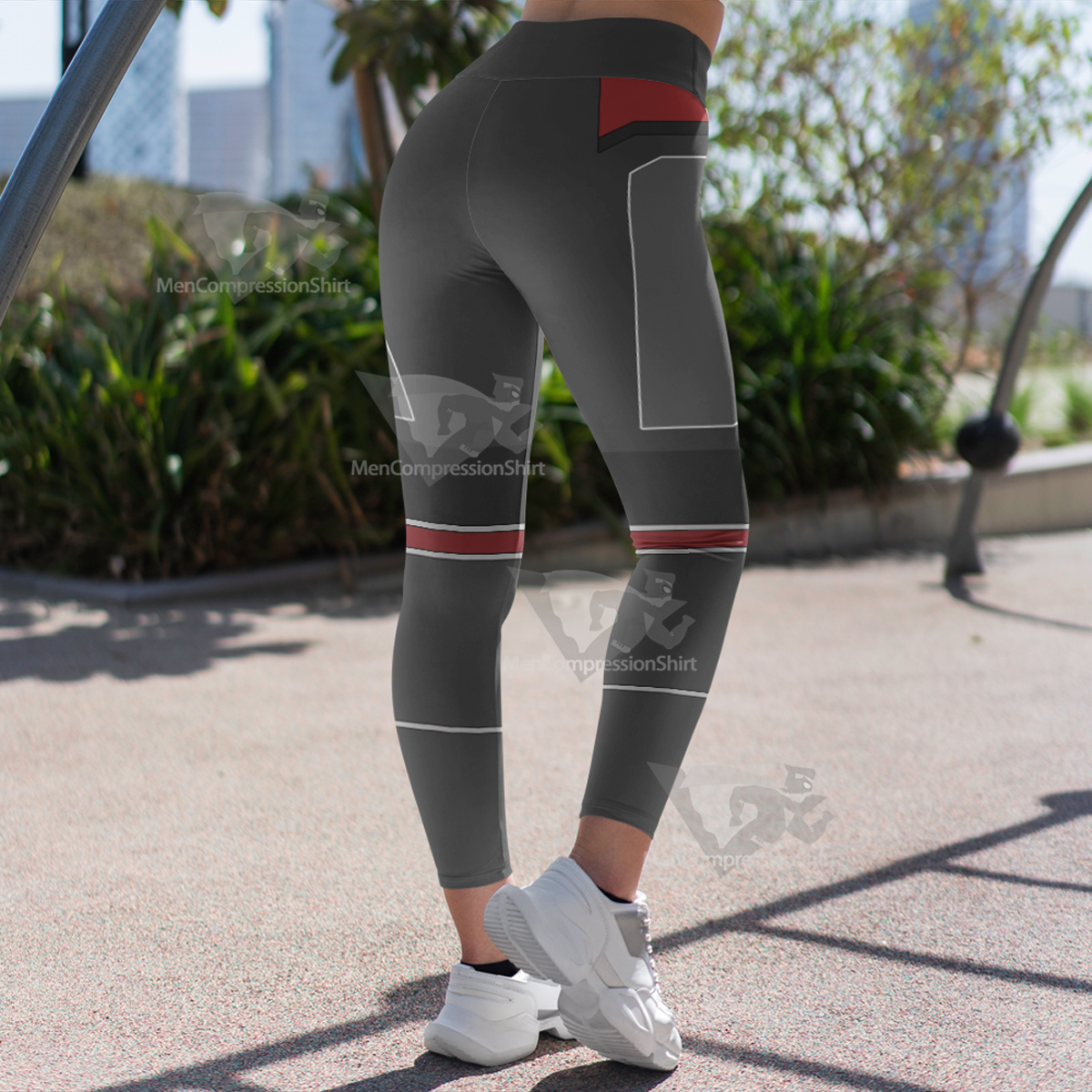 Superhero Ant Man Black Mens Women Compression Legging