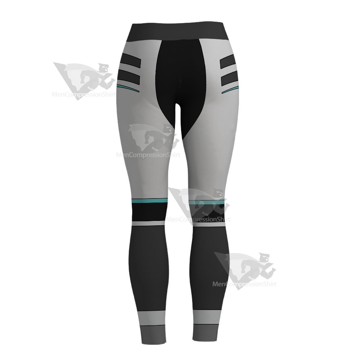 Superhero Cyborg White Women Compression Legging