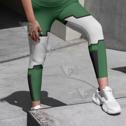 Superhero Green Lantern Green Women Compression Legging