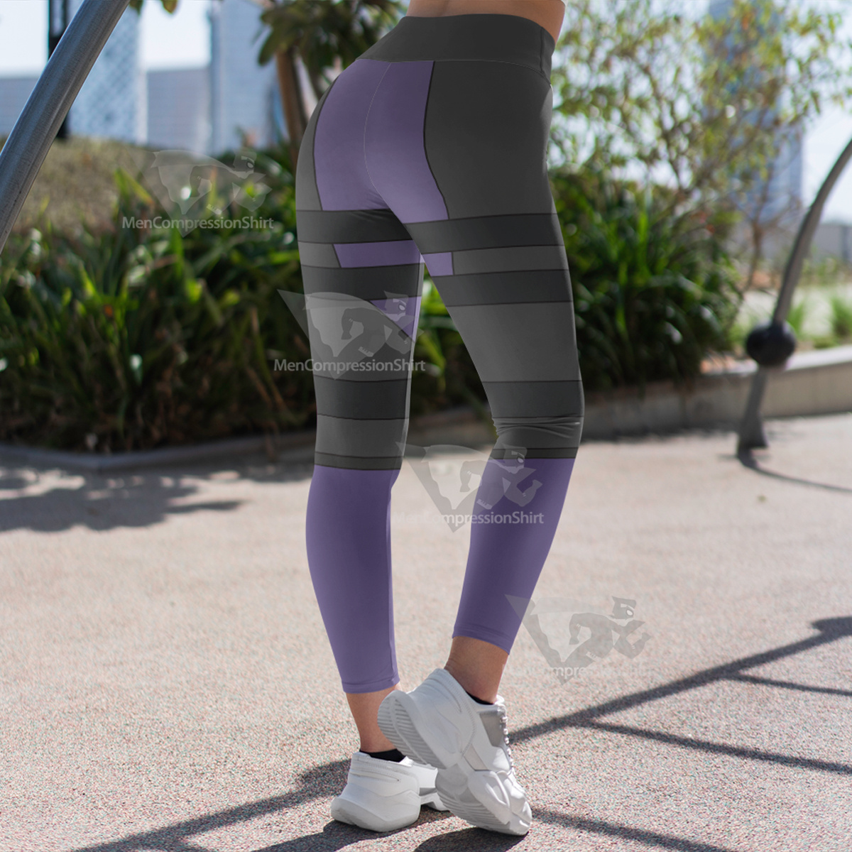 Superhero Hawkeye Purple Women Compression Legging