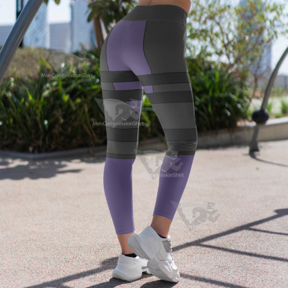 Superhero Hawkeye Purple Women Compression Legging
