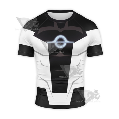 Superhero Radiant Black Short Sleeve Compression Shirt