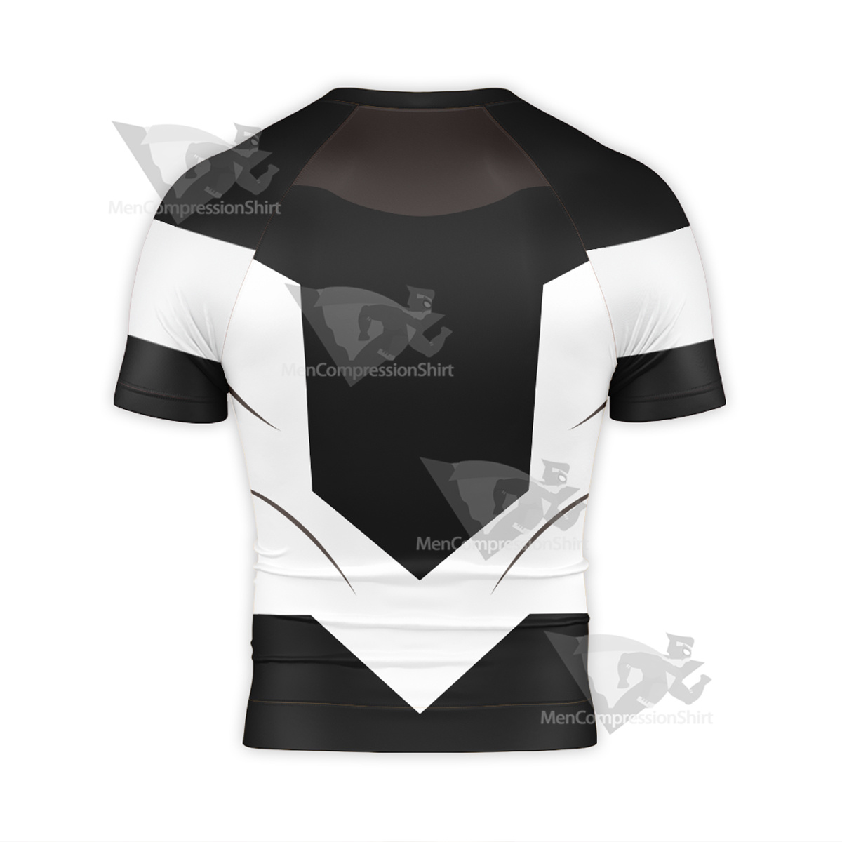 Superhero Radiant Black Short Sleeve Compression Shirt