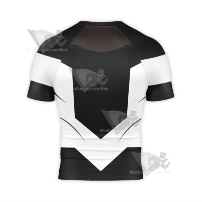 Superhero Radiant Black Short Sleeve Compression Shirt